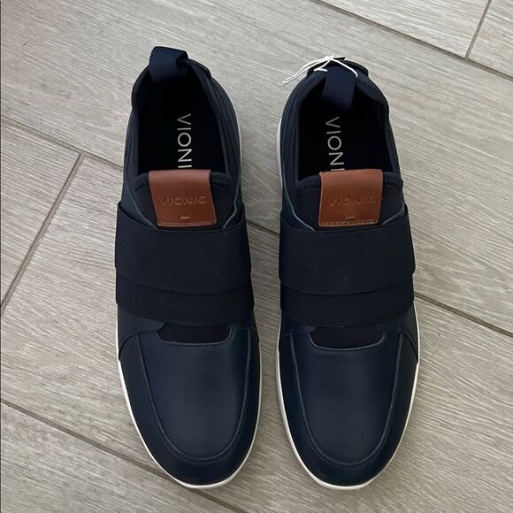 Vionic Bond Jackson Navy Comfort Men’s Slip On Shoes 11 NWT - Picture 1 of 6